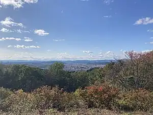 頂上(第1展望台)からの景色(2022年10月)