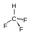 トリフルオロメタンの骨格構造