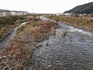 中流域 中陣橋より下手を見る。