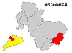 仏岡県の位置
