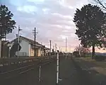非電化時代の駅構内（2003年2月）