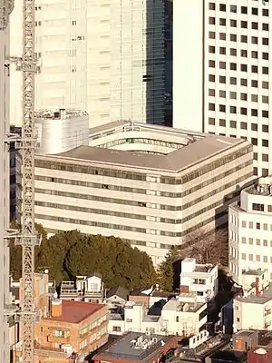 旧六本木プリンスホテル遠景(2011年)