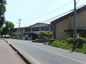2017年撮影の旧秋田市立山谷小学校