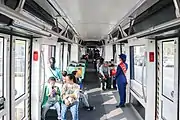 車内（仏山有軌電車）