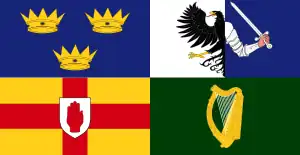 アイルランドの4地方旗