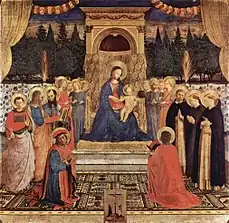 『サン・マルコの祭壇画』（1438年 - 1443年）サン・マルコ美術館（フィレンツェ）