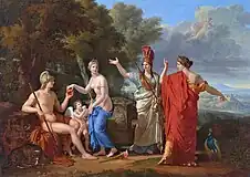 『パリスの審判』 フランソワ＝グザヴィエ・ファーブル、1808年 ヴァージニア美術館（英語版）所蔵