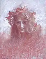 女優Marguerite Morenoの肖像画