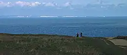 フランス側から展望したイギリス海峡