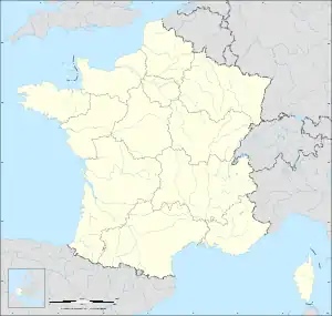 フランスの地図