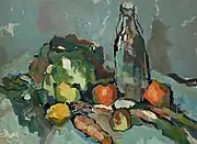 瓶のある静物画