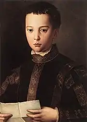 『フランチェスコ1世・デ・メディチの肖像』1551年 ウフィツィ美術館所蔵
