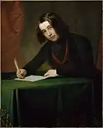 チャールズ・ディケンズの肖像 (1842)  ボストン美術館