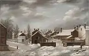 ブルックリンの冬景色 (c.1817-1820)  フランシス・ガイ