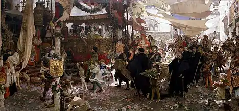 『ドン・フアンの洗礼に付きそう従者』1919年、プラド美術館