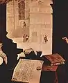 『聖トマス・アクィナスの神格化』 (部分)