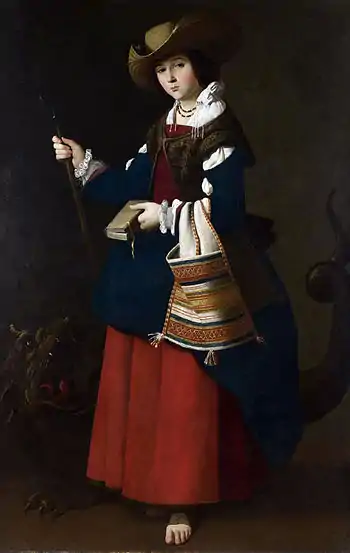 『アンティオキアの聖マルガリタ』（1629年）ナショナル・ギャラリー (ロンドン)