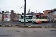 車庫で並ぶKT4Dm(2014年撮影)