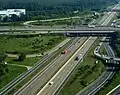 フランクフルトJCT(フランクフルター・クロイツ)、A3との交差点