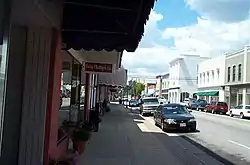 フランクリン市中心街