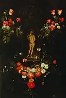 花環作品、ヤン・ファン・デン・ヘッケと共作