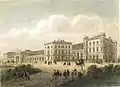 1860年代のウィーン西駅駅舎