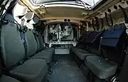 フレッチャ歩兵戦闘車の内部