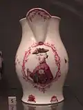 フリードリヒ2世を描いた水差し