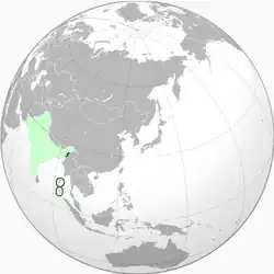 インドの位置