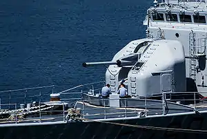 100mm turret on the La Motte-Picquet