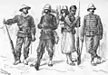 トンキン戦争（英語版）における各部隊の軍装（1886年）