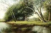 ヴァイマルの公園の風景(1894)