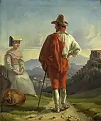 晴れ着のイタリア人