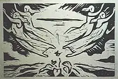 天使 (木版画) (1912)