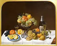 果物とシャンパン・ボトル(1848)