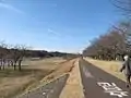 左岸 府中市郷土の森公園付近