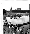 南西海岸沿いから見た要塞（1900年）