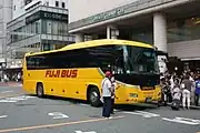 ツアーバス時代のロイヤルエクスプレス96号車　富士観光バス（福岡県）担当便