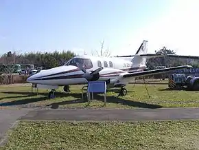 航空科学博物館に展示されるFA-300