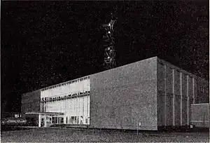 かつて存在したフジテレビ旧河田町本社（1961年頃）