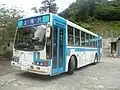 「瀬々らぎ」の車両（いすゞ・キュービック）。廃車済