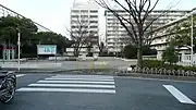 地下自由通路西側口前(2008年1月)