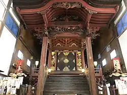 富士吉田市　冨士山下宮浅間神社本殿（現冨士山下宮小室浅間神社本殿）　一間社入母屋造　向拝唐破風付　明和４年(1767年)　棟梁、萱沼弥左衛門