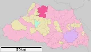 深谷市位置図