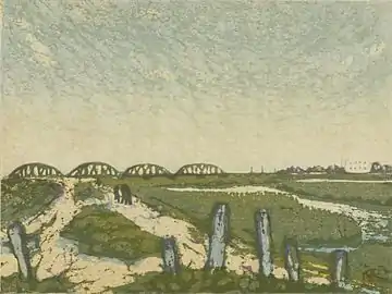 「新東京百景」より「新荒川」 1930年(同)