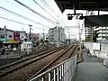 駅北側風景(駅舎改築前)