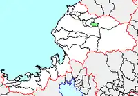 上志比村の位置