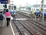 高架化前のホーム（2005年7月）