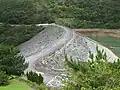 福地ダム堤体