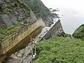 上流洪水吐きシュート部